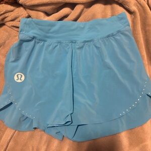 Lululemon Fast and Free Reflective High-Rise Classic-Fit Short 3" Kayak Blue